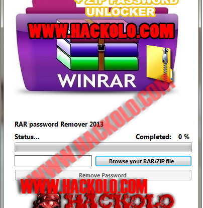 winrar zip archive password remover